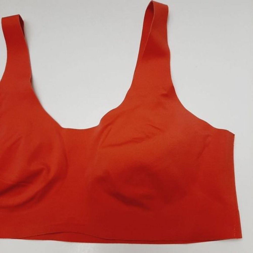 KNIX Sports Bra Seamless Pullover Padded Cups Pink Sz S - Picture 4 of 15